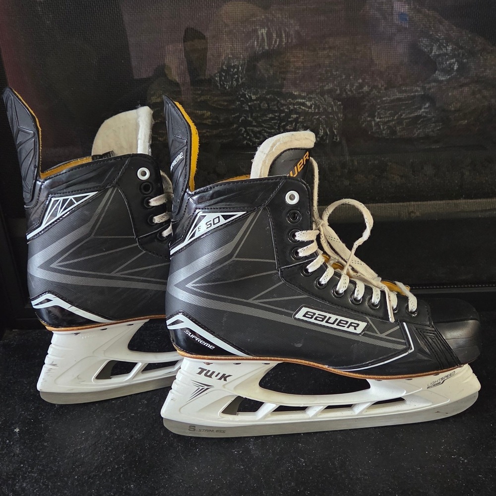 Bauer Supreme S160 Ice Hockey Skates Mens Size 11.5 D US 13 Tuuk Lightspeed Edge